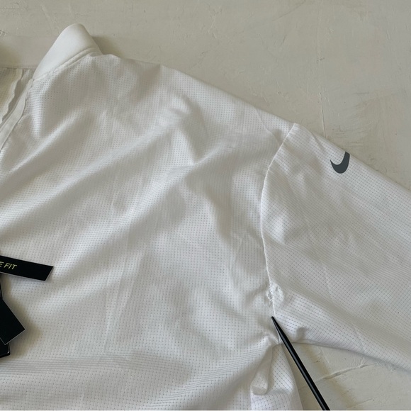 Nike Dry Bliss Jacket White Butter Zip Up Lightweight Training Unlined Sz M NWT - Picture 7 of 10